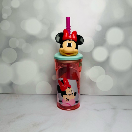 🎀💗 Vaso Minnie Mouse – ¡Un sorbo con estilo!