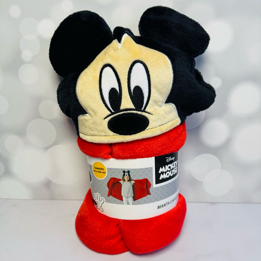 🐭 Manta con Capucha Mickey – Clásica y encantadora